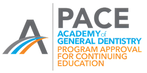 Academy of General Dentistry PACE logo.